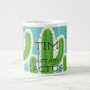 "Captain Cactus" Special Design Jumbo Jumbo-Tasse