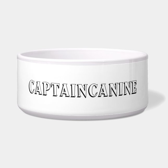 CAPTAIN CANINE DOG BOWL NAPF (Vorderseite)