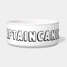 CAPTAIN CANINE DOG BOWL NAPF