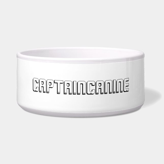 CAPTAIN CANINE DOG BOWL NAPF (Vorderseite)