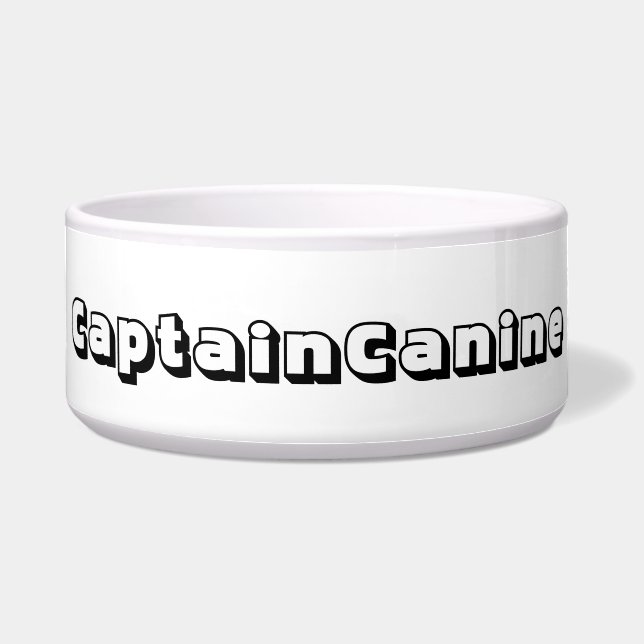 CAPTAIN CANINE DOG BOWL NAPF (Vorderseite)