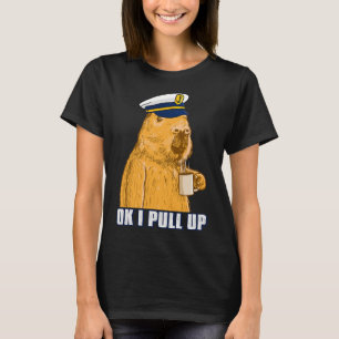 Captain Capybara Ok Bootsmann Mens I Pull Up with T-Shirt