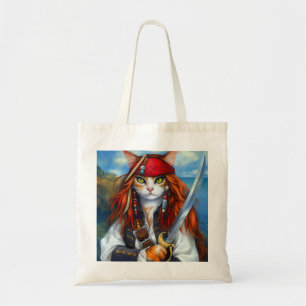 Captain Claws of the Azure Sea   Pirate Cat Tragetasche