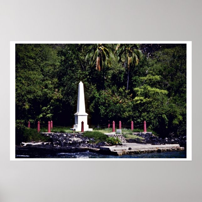 Captain Cook's Monument - Hawaii Poster (Vorne)