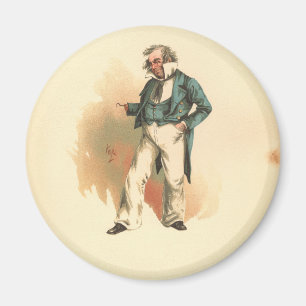Captain Cuttle von Dombey und Son Magnet