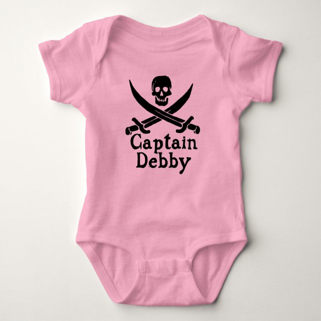 Captain Debby Baby Strampler (Vorderseite)