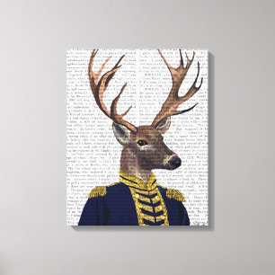 Captain Deer Leinwanddruck