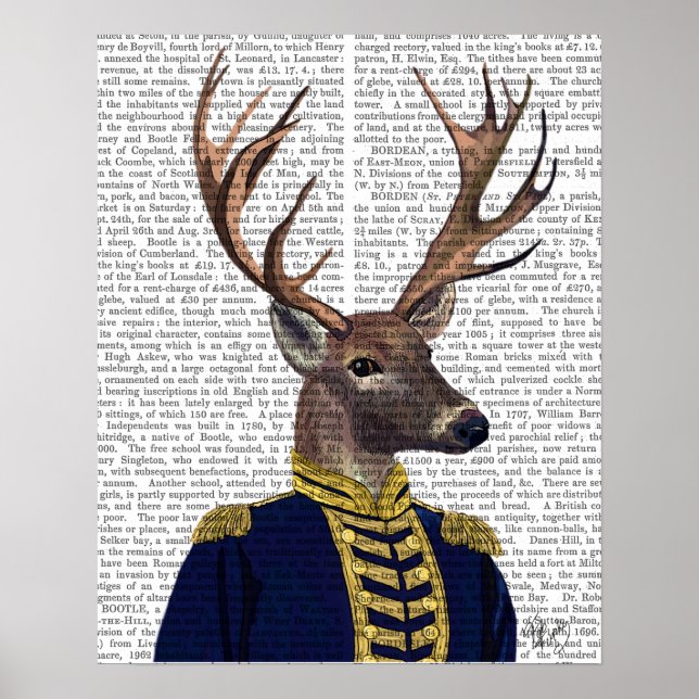 Captain Deer Poster (Vorne)