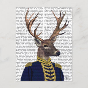 Captain Deer Postkarte