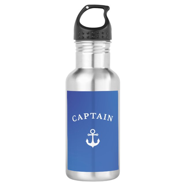 Captain Edelstahlflasche (Vorderseite)