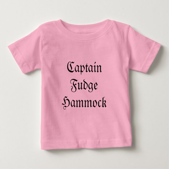 Captain Fudge Hammock Baby T-shirt (Vorderseite)