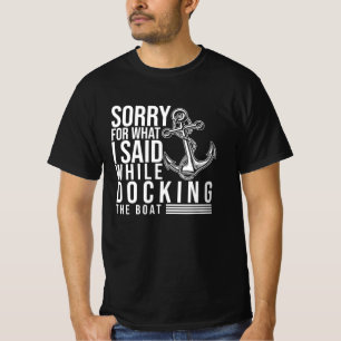 Captain Gift Boat Sailing Sprichwort T-Shirt