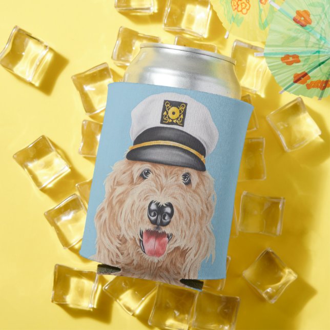 Captain Goldendoodle Can Cooler Dosenkühler (In Situ Sommer)