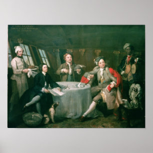 Captain Graham in seiner Hütte Poster