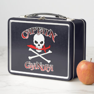 Captain Grandpa Metall Brotdose