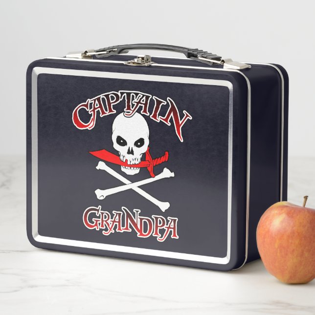 Captain Grandpa Metall Brotdose (Beispiel)