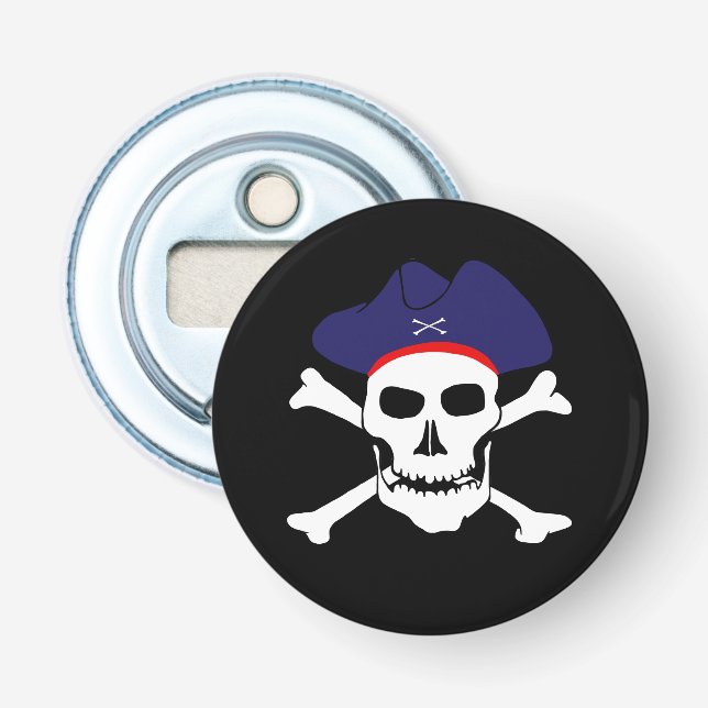 Captain Jack & Pirates Flag, Skull/Boot-Party Flaschenöffner (Vorderseite)
