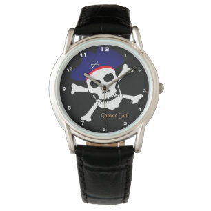Captain Jack & Pirates Flag watch, Bootsmode Armbanduhr