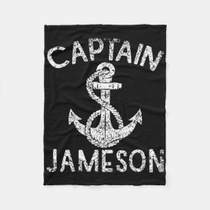 Captain Jameson Yacht Anker Boot Schiff Bootsfahrt Fleecedecke