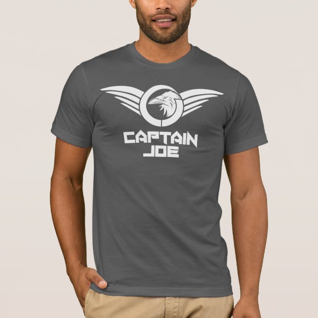 Captain Joe Men's Bella Leinwand T - Shirt Asphalt (Vorderseite)