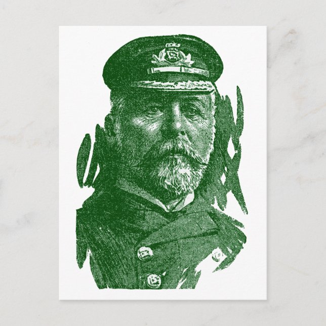 Captain John Smith, HMS Titanic Postkarte (Vorderseite)