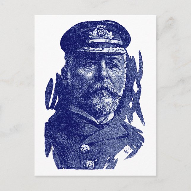 Captain John Smith, HMS Titanic Postkarte (Vorderseite)