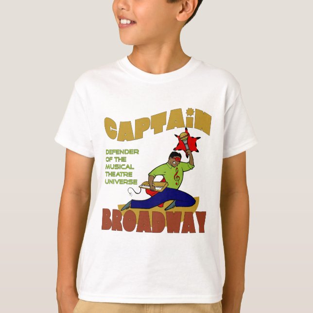Captain Kinderlite-T - Shirt Broadways (dunkle (Vorderseite)