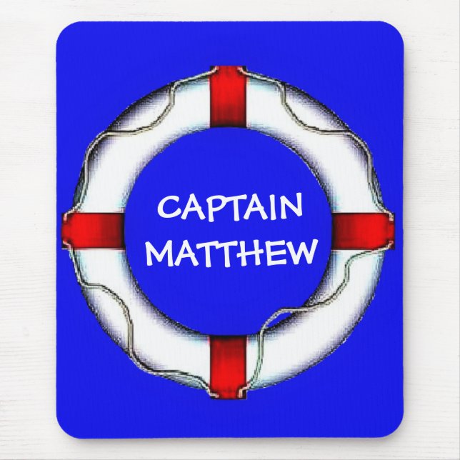 Captain Lifesaver Art Mousepad (Vorne)