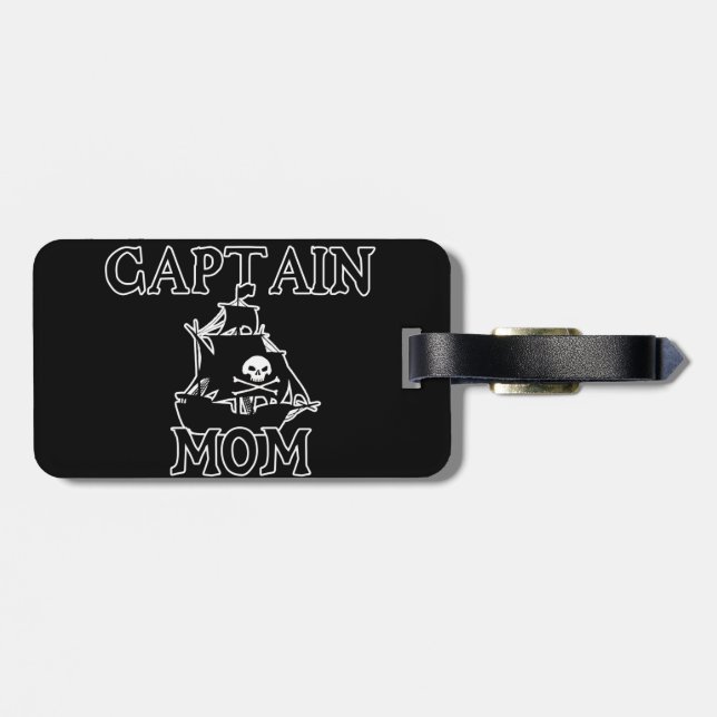 Captain Mama Gepäckanhänger (Rückseite horizontal)