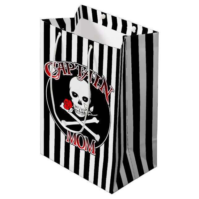 Captain Mama Mittlere Geschenktüte (Vorderseite Schrägansicht)