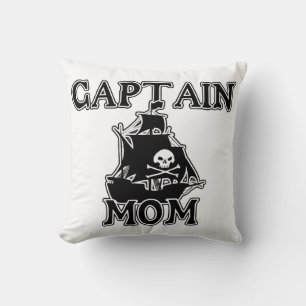 Captain Mama Throw Kissen