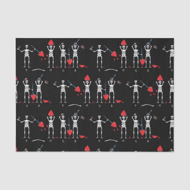 CAPTAIN MAYFLOWERS BLACKBEARD FLAG SEIDENPAPIER (Vorderseite)