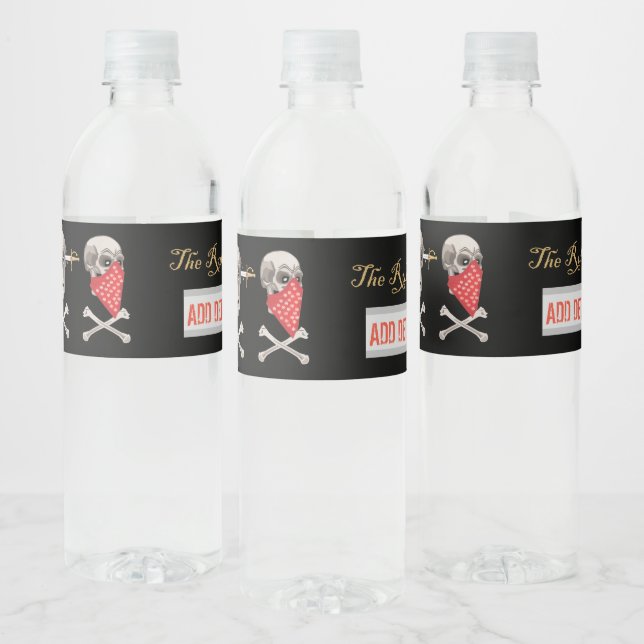 CAPTAIN MAYFLOWER's Flag für Billy One Hand Label (Flaschen)
