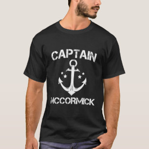Captain Mccormick Funny Birthday Personalisiert Su T-Shirt