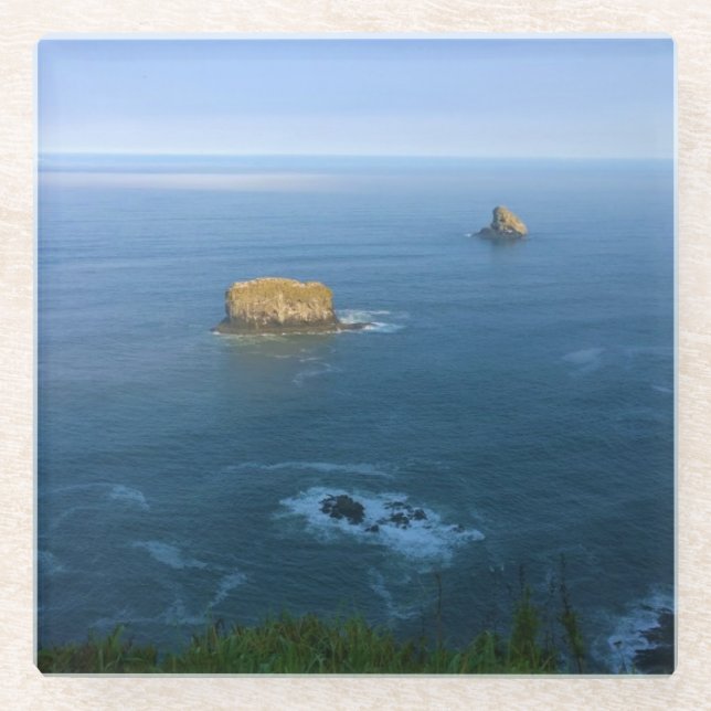 Captain Meares, Oregon Coast Glasuntersetzer (Vorderseite)