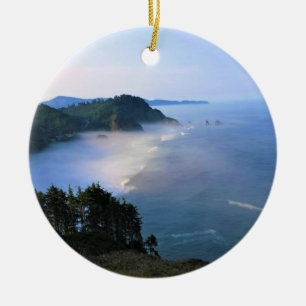 Captain Meares, Oregon Coast Keramik Ornament