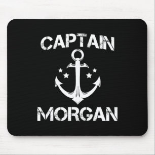 Captain Morgan Funny Birthday Personalisierter Nam Mousepad