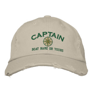 Captain Nautical STAR Personalisieren Sie es! Stic Bestickte Baseballkappe