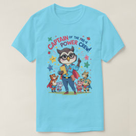 Captain of the Pre-K Power Crew T-Shirt
