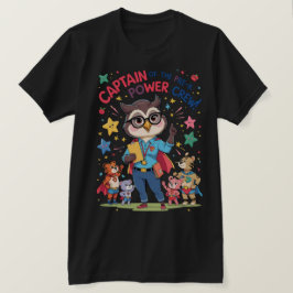 Captain of the Pre-K Power Crew T-Shirt