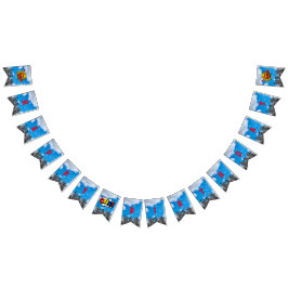 Captain One-derpants Happy Birthday Wimpelkette