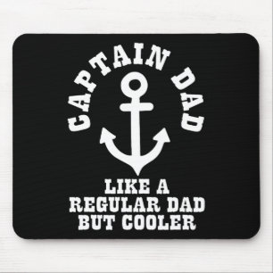 Captain Papa wie ein normaler Papa, aber cooler Bo Mousepad