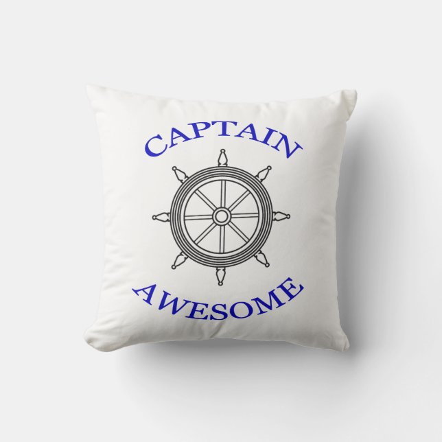 "Captain Phantastisch" Drehkissen Kissen (Vorderseite)