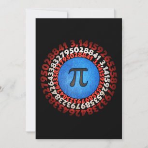 Captain Pi Superhero Shield Nerdy Math Pi Day Einladung