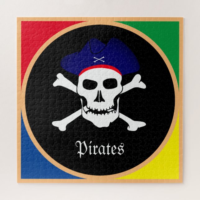 Captain & Pirates Flag - Schatzinsel /kids (Horizontal)