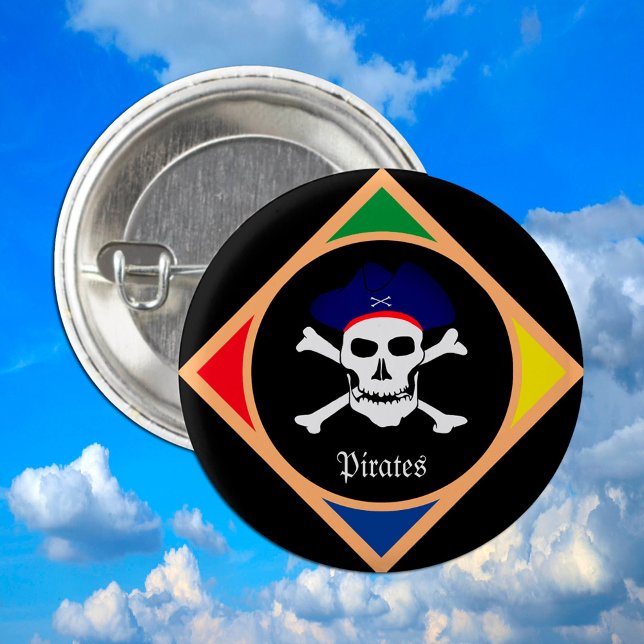 Captain & Pirates Flag - Schatzinsel /Party Button (Von Creator hochgeladen)