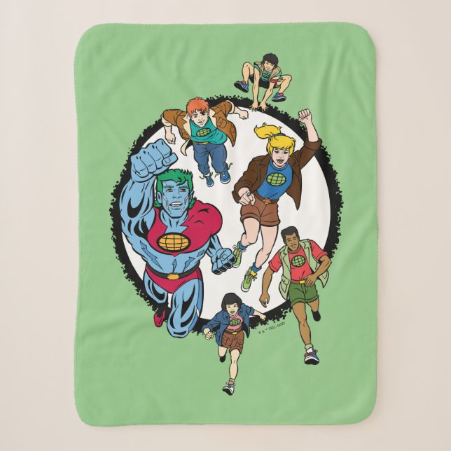 Captain Planet und der Planeteers Circle Graphic Sherpadecke (Vorderseite)