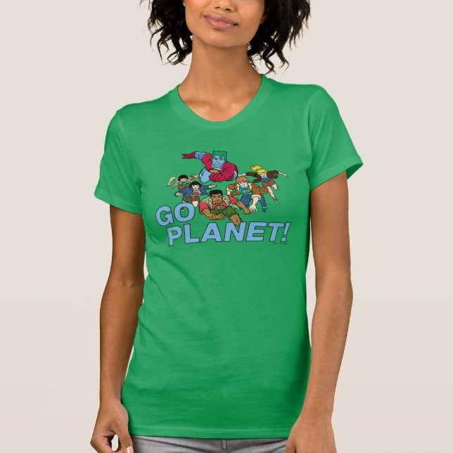 Captain Planet und die Planeten - Go Planet! T-Shirt (Vorderseite)
