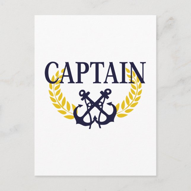Captain Postkarte (Vorderseite)
