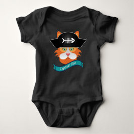 Captain Red - Baby Jersey Bodysuit  Strampler